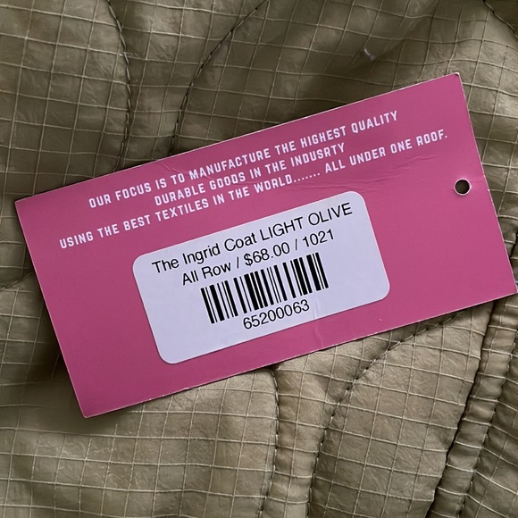 The Ingrid Coat - Light Olive - Picture 4 of 4